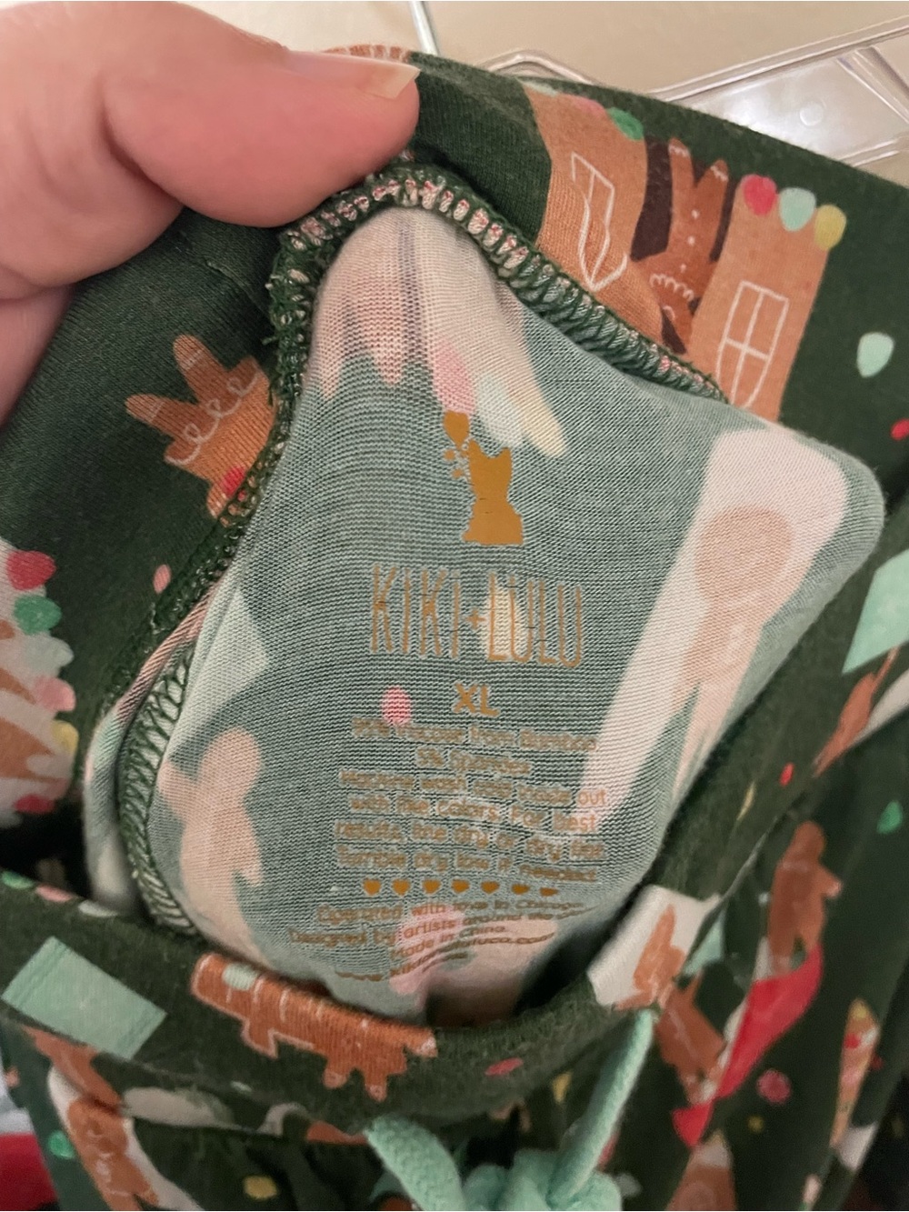 Adults Kiki & Lulu Holiday Themed Pajamas Size XL - Picture 8 of 11